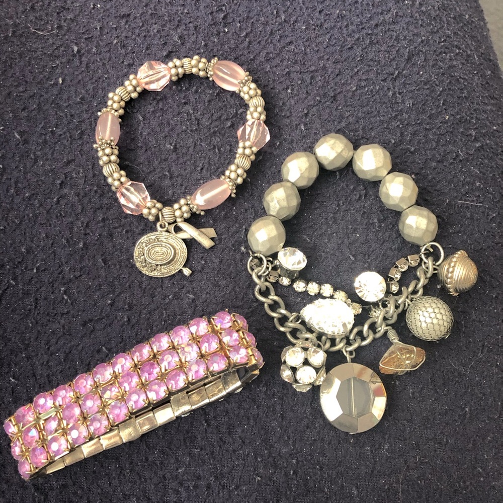 Bundle of 3 Stretch Bracelets